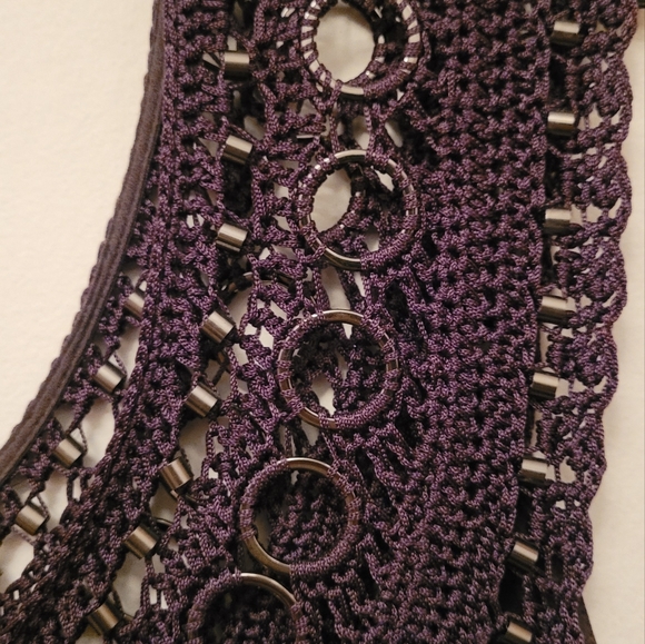 Free people crochet o ring metal tank xs - Picture 3 of 4